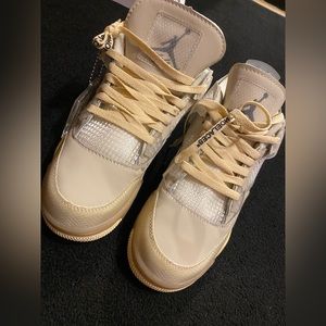 Off white Jordan 4s
